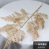 Flores de Plástico Doradas, Flores Artificiales, Hojas de Ginkgo, Decoración de Año Nuevo, Cubo de la Suerte, Abrazo, Hojas de Abanico, Eucalipto