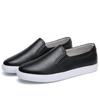 Tênis Brancos Atacado para Mulheres, Novos Estilos Primavera e Verão, Calçados Slip-On de Cano Baixo com Lã Adicionada, Sapatos para Maternidade, Tênis Casuais e Fashion