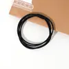 Ligas Básicas Cuatro en Uno Alta Elasticidad Envueltas a Mano Duraderas para Coletas Altas Accesorios para el Cabello de Mujer Versátiles Bandas Elásticas Multihilo