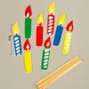 Decoración de Pastel Estilo Ins Bandera Coreana Enchufe Dibujos Animados Oso Lindo Hp Corazón Feliz Cumpleaños Topper Accesorios