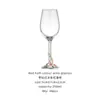 Venta directa del fabricante: Decantador de Cristal, Copa de Gran Capacidad, Copa de Vino Tinto, Alto Valor Estético, Decantador en Forma de U con Esmalte Rosa