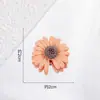 Resina de Flor de Margarita de Dibujos Animados Colorida Simulada DIY Accesorios para Manualidades Decoración de Carcasa de Teléfono Móvil Horquilla Joyería