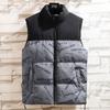 Colete Masculino Bonito Gola Alta Outono Inverno Quente Letras Tendência Solto Plus Size Jaqueta Colete Fábrica Atacado