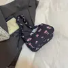 Bolsa de Ombro com Cordão Nova Coleção Primavera 2026 Casual Fresca Versátil Bolsa de Mão Plissada Estilosa Bolsa Feminina Tendência