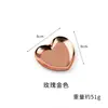 Venta Caliente Transfronteriza Estilo Ins Charola Pequeña Forma de Corazón Redonda Acero Inoxidable Galvanizado Charola para Joyería Bocadillos Té de la Tarde Charola para Café