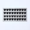 Pegatinas Brillantes de Rhinestone Acrílico con Forma de Corazón de 36 Piezas de 12 mm para Decoración de Álbumes de Fotos DIY para Niños