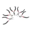 Pinzas de Punta Fina 4.5 pulgadas Curvas Redondas Sin Dientes Multifuncionales Pinzas para Manualidades DIY Pinzas Mini Pinzas para Joyería Pinzas para Alambre de Joyería
