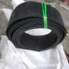 Almohadilla de Goma Amortiguadora para Base de Riel Qu80, 132mm de Ancho, Almohadilla de Goma con Placa de Acero para Mantenimiento de Ferrocarriles