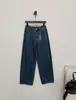 Nuevo Producto Otoño GAGD 2026: Jeans Casuales Ajustadores de Cintura Alta Diseño Retro de Pierna Ancha