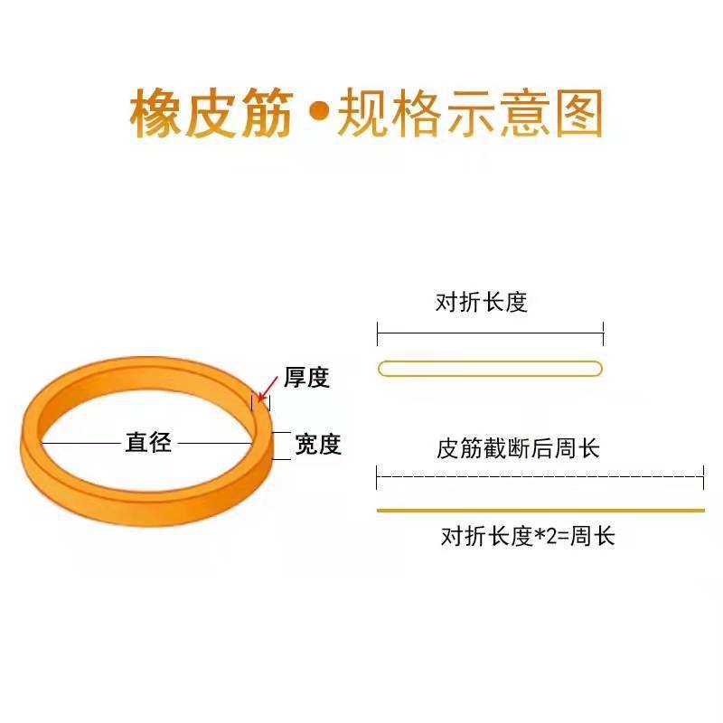 正宗越南皮筋整件60斤环保橡皮筋耐拉办公绑菜牛皮筋一次性黄色