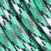 Llavero de Cuerda de Paraguas Trenzada Hecho a Mano para Exteriores de Venta Caliente Hebilla Triangular de Plástico para Montañismo Gancho para Llaves de Cuerda de Paraguas Trenzada