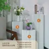 [Lámpara de luciérnaga] decoración de fondo en vivo plegable cilíndrica de papel columna romana columna plegable decoración de guía de carretera