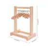 Armario para Muñecas de Algodón Casa de Muñecas Muebles Mini Perchero Estante de Almacenamiento Muñeco Masculino y Femenino de 20 cm Artículos de Vestir para Muñecas