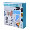 Conjunto de Boleira Giratória para Bolo, Bicos de Confeitar, Sacos de Confeitar, Espátula Plástica para Creme, Cortador de Bolo, Forminhas de Cupcake, Conjunto de Confeitaria