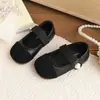 Zapatos para Niños 2026 Primavera y Otoño Nuevo Estilo Zapatos de Cuero Versátiles para Niñas Zapatos Individuales para Bebé Zapatos de Princesa de Moda para Niñas