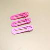 Pinzas para el cabello básicas huecas ovaladas estilo japonés y coreano para niñas, Pasadores de colores caramelo, Pinzas de pico de pato al por mayor
