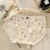 Ropa interior de algodón para niña, talla grande, bragas de algodón puro para mujer, 10A Antibacteriana, Entrepierna Extendida, Cintura Media, Sin Costuras y Cómoda