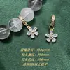 Acessórios DIY de Cristal Alta Retenção de Cor Banhado a Prata Estilo Corte Pingente de Zircônia Anel Pendente Estrela Lua Acessórios para Pulseira