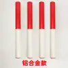 Bastón de Relevos para Competiciones, Reuniones Deportivas, Entrenamiento de Carrera, Atletismo, Aleación de Aluminio, Madera Maciza, PVC, Bastón de Relevos de Plástico Rojo y Blanco