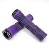 Puños de Manillar de Bicicleta Bicicleta de Montaña Goma Bicolor Piñón Fijo Bicicleta Plegable Cómodo Absorción de Impactos Accesorios para Ciclismo Puño con Bloqueo de un Lado