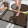 Tapete de Chão Absorvente para Banheiro Amazon Transfronteiriço de Terra de Diatomáceas Secagem Rápida Antiderrapante para Entrada e Corredor do Banheiro