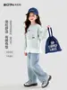 Ropa para Niños Sudadera de Encaje para Niñas 2026 Otoño Nueva Moda Elegante Ropa para Niños Niños Mayores Tops Casuales de Otoño