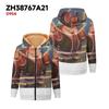 Produto Novo 2024 Transfronteiriço Veludo Espessado Inverno Algodão Roupa Exterior Jaqueta Inverno Veludo Ártico Algodão Roupa Exterior para Homens e Mulheres Jaqueta de Algodão Quente
