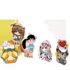Chaveiro Acrílico Desenho Animado Personalizado Presentes Periféricos de Animação Pingente de Chave DIY Atacado Criativo Suporte de Estrela