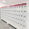 Gabinete de carga para lámpara de minero de carbón, pantalla azul, equipo de carga, estante de carga con desbloqueo por iris, apagado automático de 100 bits, gabinete con pantalla a color