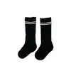 Calcetines versátiles para bebé niña, calcetines finos de verano de altura media, calcetines transpirables para pantorrilla estilo universitario para bebé, calcetines de fútbol para niños