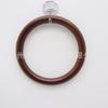 Bolso tejido transfronterizo con asa de madera, accesorios para bolso, caja de regalo, accesorios para asa, asa de anilla de madera de 12 cm