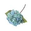 Flores de hortensia artificiales retro de otoño más vendidas transfronterizas, flores de seda de un solo tallo para bodas, hoteles y decoración del hogar, y para crear arreglos florales