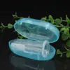 Cepillo de Dientes de Silicona para Dedo de Bebé Más Caja de Almacenamiento Cepillo de Entrenamiento para Bebé Cepillo Limpiador de Recubrimiento Lingual Funda de Dedo de Silicona Cepillo de Dientes