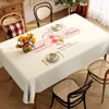Mantel de Tela Impermeable y a Prueba de Aceite, Mantel Rectangular para Mesa de Comedor sin Lavado, Mantel de Mesa de Lujo Ligero de Gama Alta, Modelo Nuevo 2025 Mantel para Mesa de Café