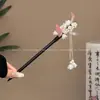 Nuevo Pasador de Estilo Chino para Mujer 2026 Nuevo Modelo de Alta Gama Pasador Hanfu Cheongsam Pasador de Ébano Negro Accesorio para el Cabello