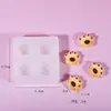 Mini Molde de Pinza para Postre de Pan Artificial Nariz Pequeño Dibujo Animado Pastel DIY Molde de Silicona de Grado Alimenticio Hecho a Mano