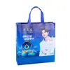 Bolsa de Mano No Tejida del Fabricante Logo Personalizado Color Impresión Recubierta Bolsa Publicitaria Dorada Tienda Promocional Bolsa No Tejida