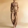 Conjunto de Blazer y Pantalones Casual de Moda Europea y Americana Nuevo para Mujer 2026, Conjunto de Dos Piezas para Dropshipping Transfronterizo