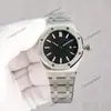 Relógio Feminino Royal Oak P Tree Série 15500 Quartzo 33mm Mostrador Hexagonal Cravejado com Diamantes Modelo Quente Clássico de Comércio Exterior