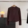 Emagrecedor de Cintura~ Gola Alta Estilosa Lado Duplo de Lã Corte Tridimensional À Prova de Vento para Exterior Jaqueta Interna Quente Roupa de Outono