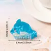 Golais Joyería Divertido Animal Marino Pequeño Clip Pasador para el Cabello Femenino Dibujo Animado Lindo Tiburón Clip Accesorios para el Cabello Femeninos