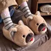 Chinelos de Algodão Fofos para Crianças Meninas Meninos Inverno Novo Estilo Quente Antiderrapante Interno Casa Calcanhar Fechado Sapatos de Algodão