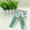 Exquisito Empaque de Tarjetas Pinzas de Acero Inoxidable DIY Manicura Punta Curva Resistente a Ácidos y Álcalis Precisión