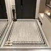 Felpudo para Puerta Principal de Lino Imitación, Alfombra Nueva para Entrada, Felpudo para Hogar, Personalizable, Antideslizante, Resistente a la Suciedad
