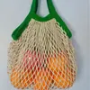 Bolsas de Rede para Frutas Cuidadosamente Selecionadas, Sacolas de Rede Tecidas em Algodão, Sacolas de Rede Ecologicamente Corretas para Compras no Supermercado, Personalizáveis