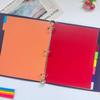 Separador de Páginas con Índice a Color de 48 Páginas para Clasificación y Gestión de Contenido, Folleto Auxiliar de Páginas Internas, Accesorios, Páginas Separadoras de PP