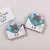 Mini Imanes de Nevera de Acrílico de Ciudad, Atracción Turística Cultural y Creativa Magnéticos Portátiles Souvenirs de Viaje, Artículos Creativos de Viaje Personalizados