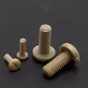 Tornillos de Cabeza Redonda Peek, Tornillos de Cabeza Plana, Pernos de Plástico de Alta Resistencia, Resistentes a Altas Temperaturas, Resistentes a la Corrosión, Aislantes, Retardantes de Llama