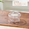 Vaso de Plástico Transparente Desechable con Taza Gruesa y Moderna para Fruta Cortada, Caja Desechable, Vaso de Plástico Transparente, Ensalada, Hielo en Polvo, Ensalada de Frutas, Caja de Embalaje para Puesto