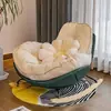 Sillón individual estilo nórdico, sofá reclinable para balcón, sala de estar, dormitorio, ocio, reclinable, para dormir, silla doble de lujo para exteriores